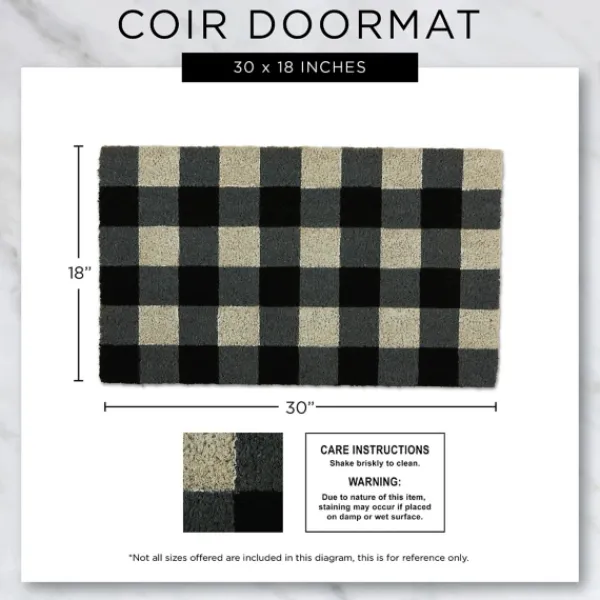Doormats-Kirkland's Home Apple Hello Doormat Green