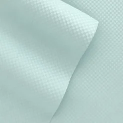 Bed Sheets-Kirkland's Home Aqua Embossed Checkered 3-Pc. Twin Sheet Set Blue