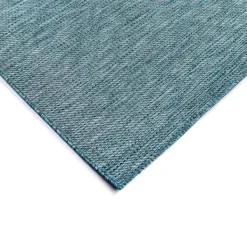 Outdoor Rugs-Kirkland's Home Aqua Intertwine Indoor/Outdoor Area Rug, 7X9 Blue