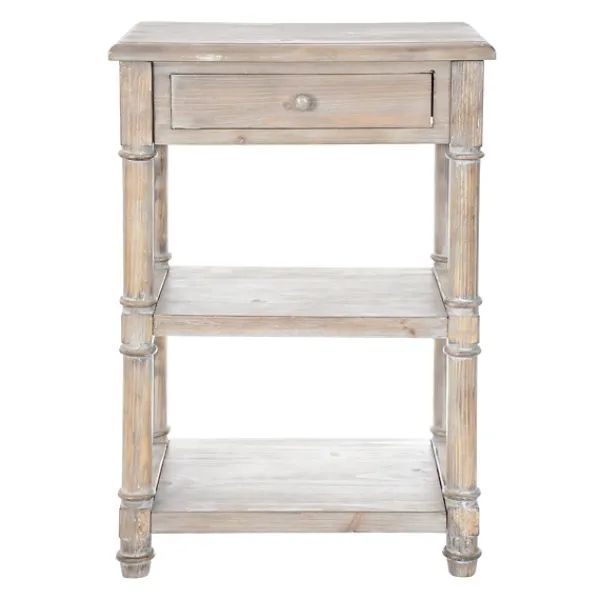 Accent & End Tables-Kirkland's Home Arch Sides Cathedral Side Table Tan