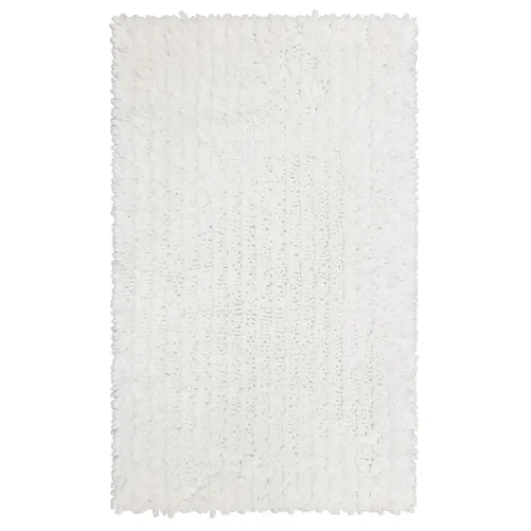Bathroom Rugs-Kirkland's Home Arctic Lofty Pile Chenille Bath Mat, 45 In. White