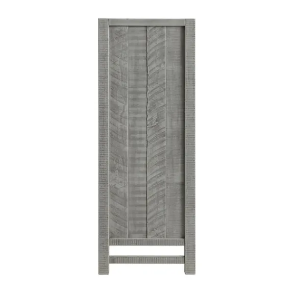 Dressers & Chests-Kirkland's Home Arden Wood 5-Drawer Chest Gray