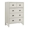 Dressers & Chests-Kirkland's Home Arden Wood 5-Drawer Chest White