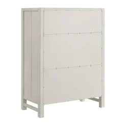 Dressers & Chests-Kirkland's Home Arden Wood 5-Drawer Chest White