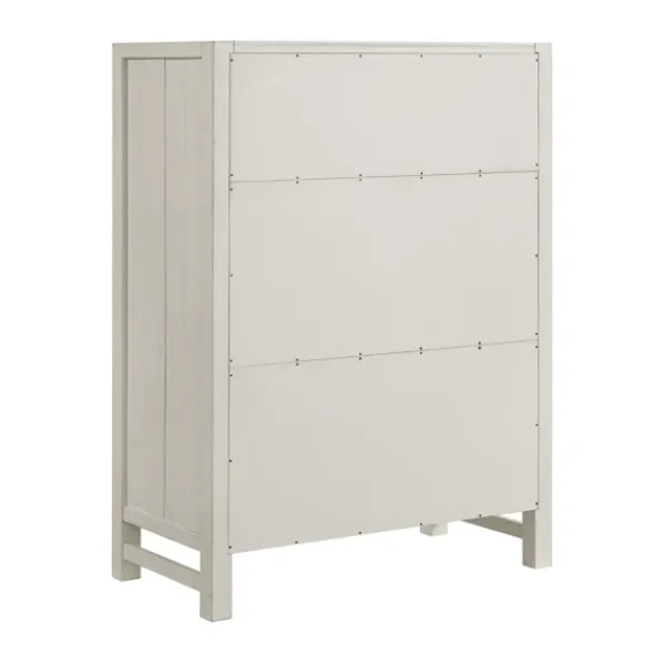 Dressers & Chests-Kirkland's Home Arden Wood 5-Drawer Chest White