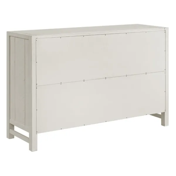 Dressers & Chests-Kirkland's Home Arden Wood 6-Drawer Dresser White