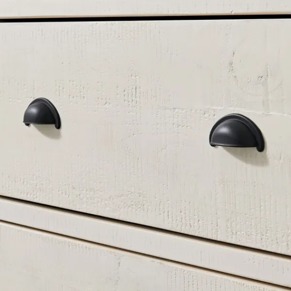 Dressers & Chests-Kirkland's Home Arden Wood 6-Drawer Dresser White