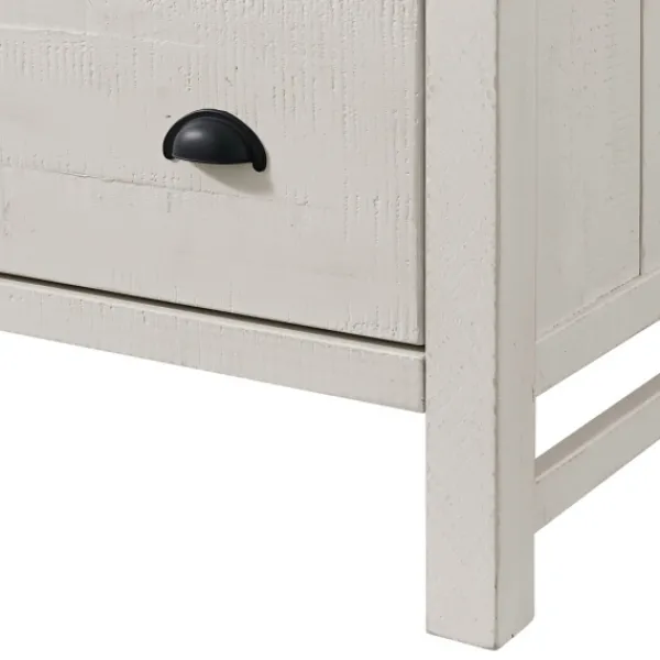 Dressers & Chests-Kirkland's Home Arden Wood 6-Drawer Dresser White