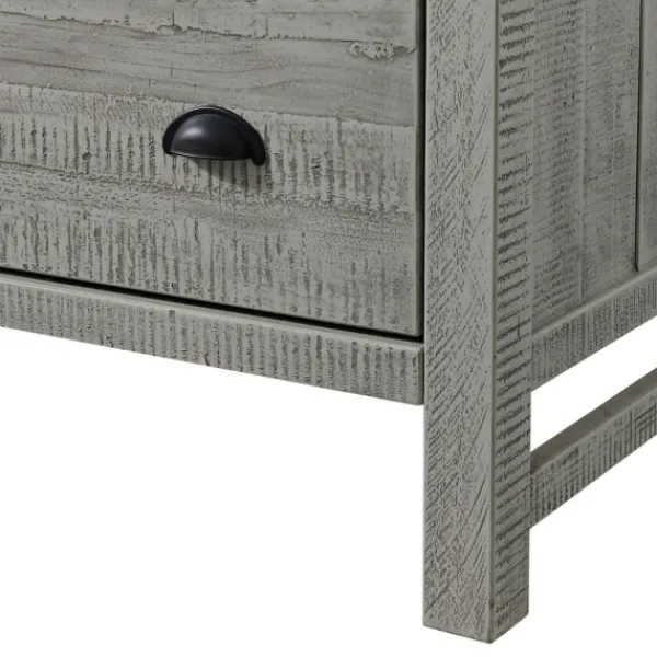 Dressers & Chests-Kirkland's Home Arden Wood 6-Drawer Dresser Gray