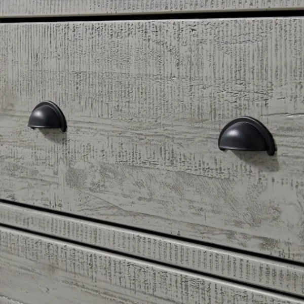 Dressers & Chests-Kirkland's Home Arden Wood 6-Drawer Dresser Gray