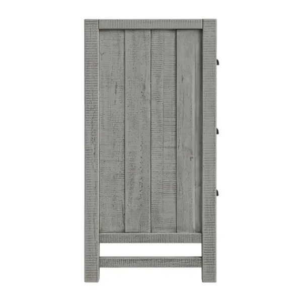 Dressers & Chests-Kirkland's Home Arden Wood 6-Drawer Dresser Gray