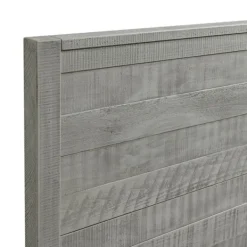 Beds & Headboards-Kirkland's Home Arden Wood Panel Queen Bed Gray