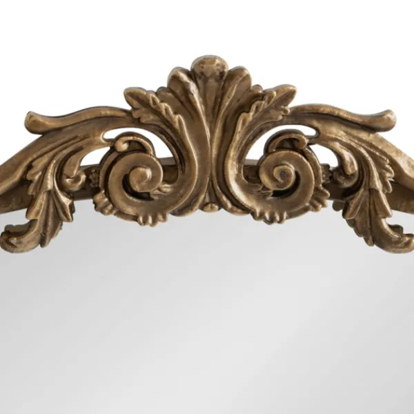 Decorative Mirrors-Kirkland's Home Arendahl Arched Mirror, 24X36 In. Gold