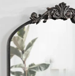 Decorative Mirrors-Kirkland's Home Arendahl Arched Mirror, 24X36 In. Black