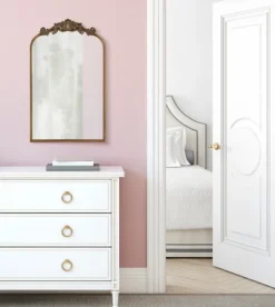 Decorative Mirrors-Kirkland's Home Arendahl Arched Mirror, 19X31 In. Gold