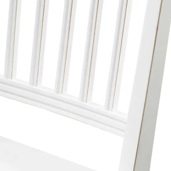 Dining Chairs-Kirkland's Home Armless Slat Back 2-Pc. Dining Chair Set White