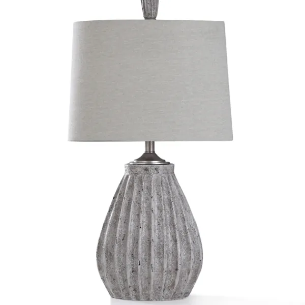 Table Lamps-Kirkland's Home Arther Aged Stone Table Lamp Tan