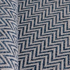 Outdoor Rugs-Kirkland's Home Auckland Chevron Outdoor Area Rug, 5X7 Blue