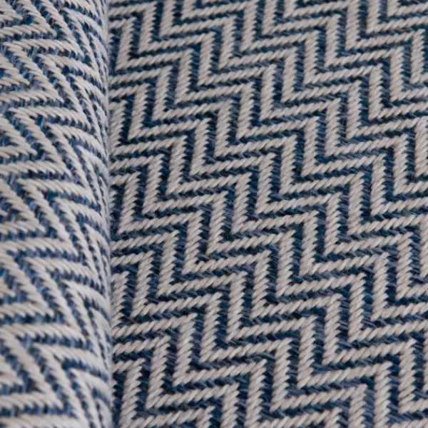 Outdoor Rugs-Kirkland's Home Auckland Chevron Outdoor Area Rug, 5X7 Blue