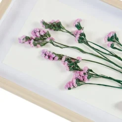 Framed Art-Kirkland's Home Avant Garden Dried Flowers Shadowboxes, Set Of 2 White/Tan/Multi