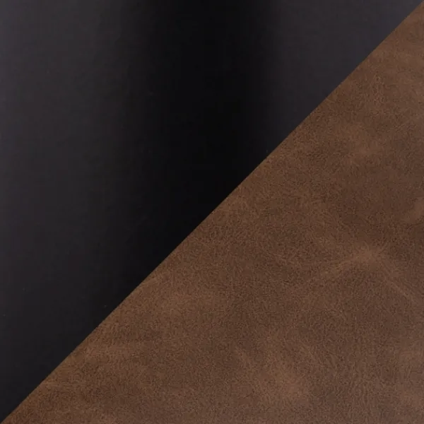 Accent Chairs-Kirkland's Home Axel Espresso Leather Industrial Accent Chair Brown