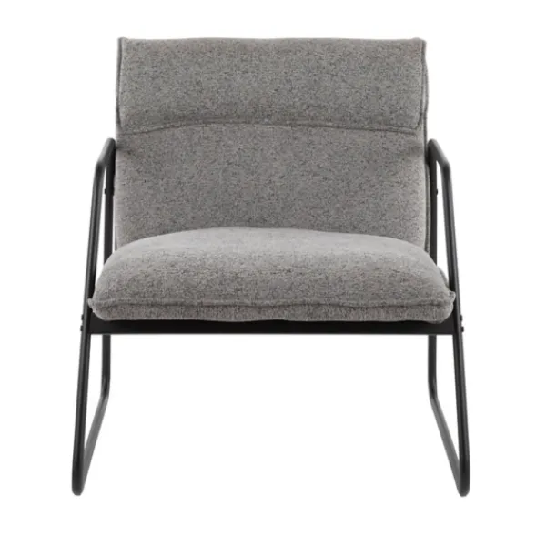 Accent Chairs-Kirkland's Home Axel Noise Industrial Accent Chair Gray