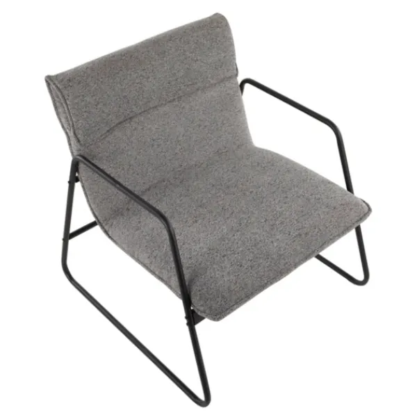 Accent Chairs-Kirkland's Home Axel Noise Industrial Accent Chair Gray