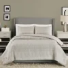 Duvets-Kirkland's Home Ayesha Curry Woven Diamonds Queen 3-Pc. Duvet Set Tan/Ivory