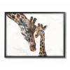 Framed Art-Kirkland's Home Baby Giraffe Watercolor Framed Art Print White/Tan