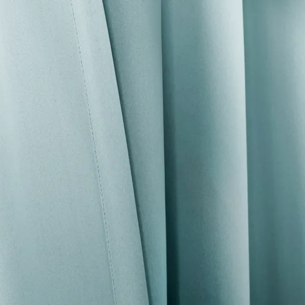Curtains & Drapes-Kirkland's Home Back Tab Blackout Curtain Panel Set, 95 In. Blue