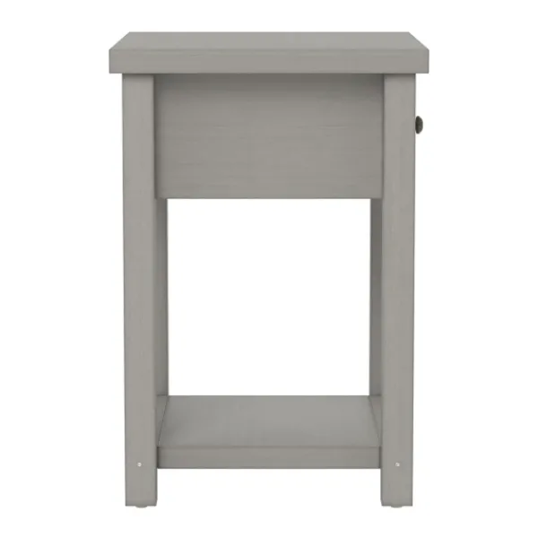Accent & End Tables-Kirkland's Home Bailie Wooden Side Table Gray