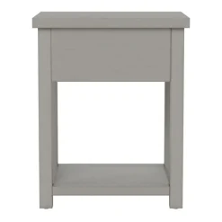 Accent & End Tables-Kirkland's Home Bailie Wooden Side Table Gray