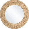 Decorative Mirrors-Kirkland's Home Bamboo Breeze Woven Wall Mirror