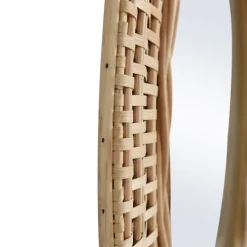 Decorative Mirrors-Kirkland's Home Bamboo Breeze Woven Wall Mirror