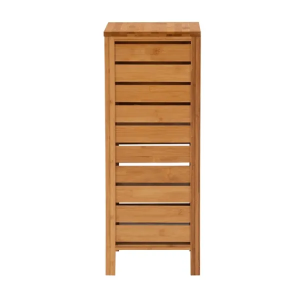 Bathroom Furniture-Kirkland's Home Bamboo Sumter Cabinet