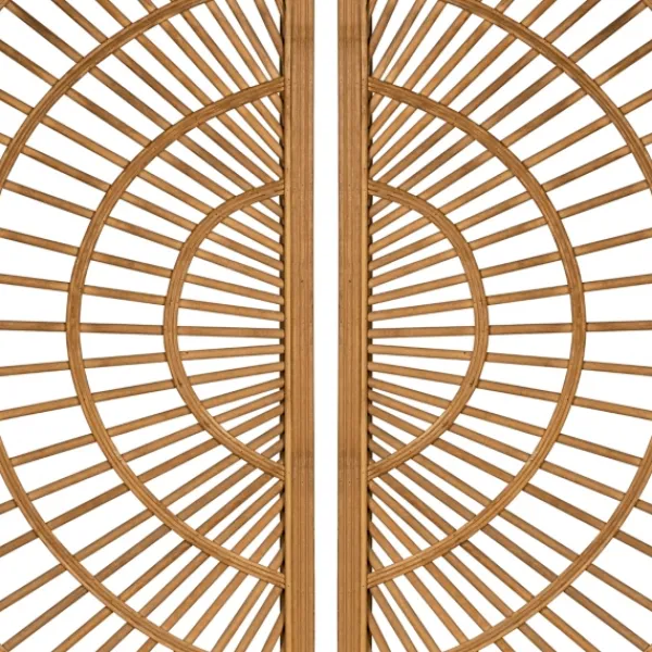 Wall Plaques-Kirkland's Home Bamboo Sunburst 2-Pc. Wall Panels Tan