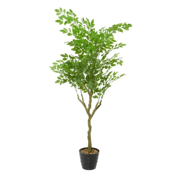 Trees & Topiaries-Kirkland's Home Banyan Tree In Ribbed Rock Planter