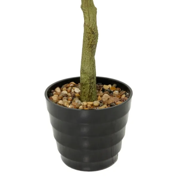 Trees & Topiaries-Kirkland's Home Banyan Tree In Ribbed Rock Planter