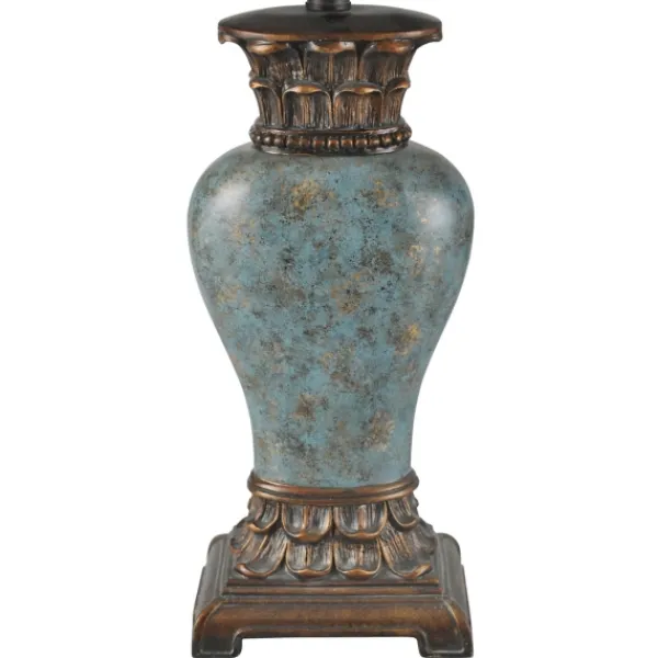 Table Lamps-Kirkland's Home Barbados Blue Traditional Table Lamp Tan