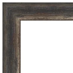 Decorative Mirrors-Kirkland's Home Bark Rustic Char Frame Beveled Mirror