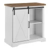 Cabinets & Sideboards-Kirkland's Home Barn Door Cabinet White