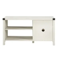 Tv Stands & Media Consoles-Kirkland's Home Barn Door Console Tv Stand White