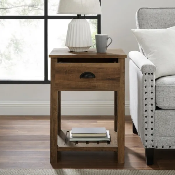 Accent & End Tables-Kirkland's Home Barnwood Country Accent Table Brown