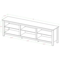 Tv Stands & Media Consoles-Kirkland's Home Barnwood Tv Stand, 70 In. Brown