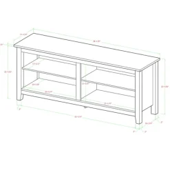 Tv Stands & Media Consoles-Kirkland's Home Barnwood Tv Stand, 58 In. Brown