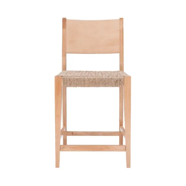 Bar Stools & Counter Height Stools-Kirkland's Home Basketweave Seat Counter Stools, Set Of 2 Tan
