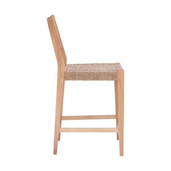 Bar Stools & Counter Height Stools-Kirkland's Home Basketweave Seat Counter Stools, Set Of 2 Tan