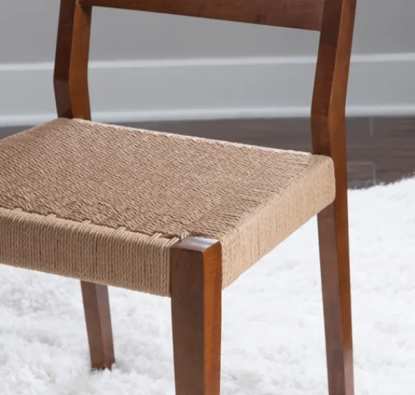 Dining Chairs-Kirkland's Home Basketweave Wood Dining Chairs, Set Of 2 Brown