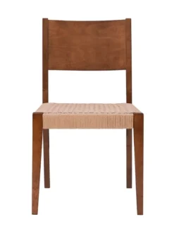 Dining Chairs-Kirkland's Home Basketweave Wood Dining Chairs, Set Of 2 Brown