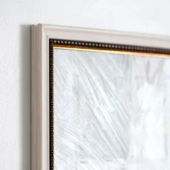 Framed Art-Kirkland's Home Bathroom Scene Framed Art Print White/Gray
